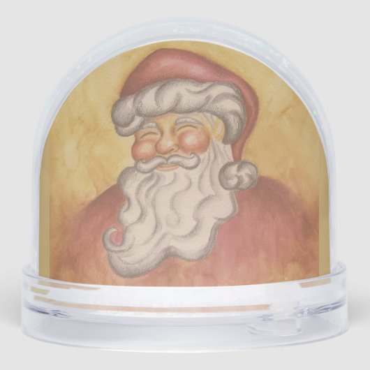 Vintage Santa Christmas Snow Globe  (裏面)
