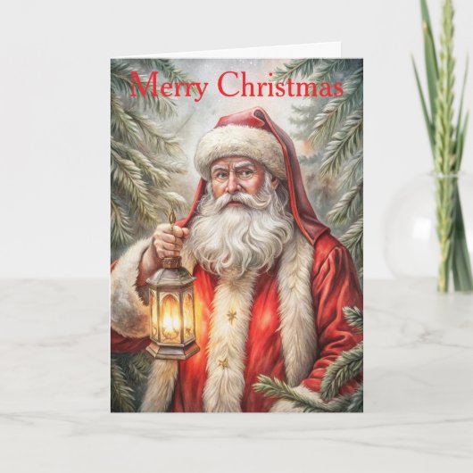 Vintage Santa Claus シーズンカード (正面)