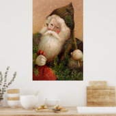 Vintage Santa Claus 8 ポスター (キッチン)