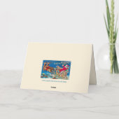 Vintage Santa Claus Christmas Card シーズンカード (裏面)
