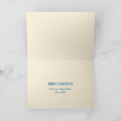 Vintage Santa Claus Christmas Card シーズンカード (内部)