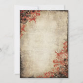 Vintage Santa Claus Christmas Card 招待状 (裏面)