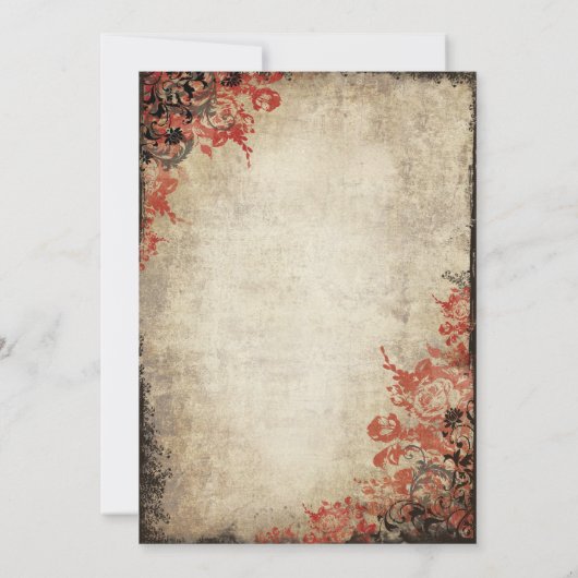 Vintage Santa Claus Christmas Card 招待状 (裏面)