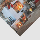 Vintage Santa Claus Christmas Tree Lights 薄葉紙 (詳細)