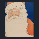 Vintage Santa Claus Illustration  Holiday  ポスター<br><div class="desc">Vintage Santa Claus Illustration Holiday Poster.</div>