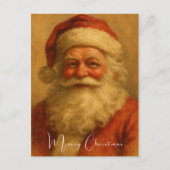 Vintage Santa Claus Merry Christmas  ポストカード (正面)