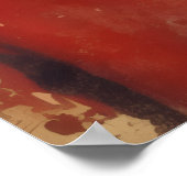 Vintage Santa Claus | Rustic Victorian Christmas ポスター (角)