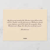 Vintage Santa Clause Christmas  シーズンカード (裏面)