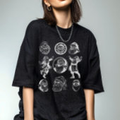 Vintage Santa Graphic Women Tシャツ