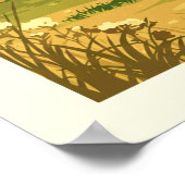 Vintage Santa Maria California ポスター (角)