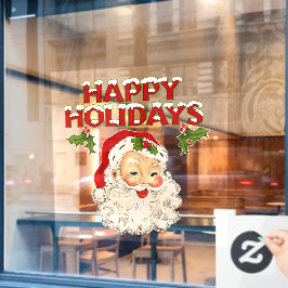 Vintage Santa No 2 ウィンドウサイン