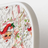 Vintage Santa Pickleball Paddle ピックルボールラケット (左詳細)