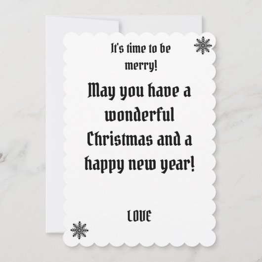 vintage santa retro happy christmas (裏面)