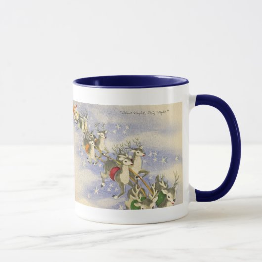 Vintage_Santa_Sleigh_mug マグカップ (右)