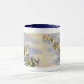 Vintage_Santa_Sleigh_mug マグカップ (中央)