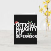 Vintage Sarcastic Hr Supervisor Christmas Matching カード (黄色い花)