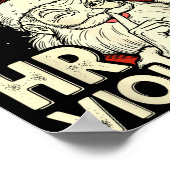 Vintage Sarcastic Retro Hr Violation Christmas Off ポスター (角)