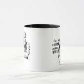 Vintage Sarcastic "Waste Another Year" Mug マグカップ (中央)