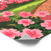 Vintage Savannah Georgia ポスター (角)