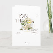 Vintage Save the Bees Waggle Dance ScienceJasmine カード (裏面)