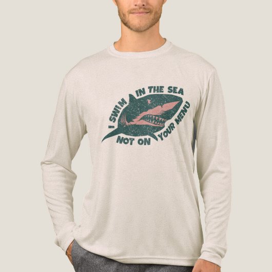 Vintage Save the Sharks トライブレンドＴシャツ (正面)