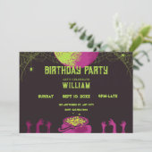 Vintage scary birthday  招待状 (スタンド正面)