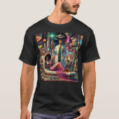 Vintage Sci-Fi Aliens Tシャツ (正面)
