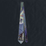 Vintage Science Fiction Astronauts on Rocket Ship ネクタイ<br><div class="desc">Now available! Double sided printed ties! Twice as nice! Vintage illustration futuristic travel and transportation image featuring astronauts waving goodbye to the ground crew as they board their rocket ship about to fly into outer space to visit aliens on foreign planets. A classic 50s retro comic book sci fi design...</div>