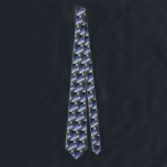 Vintage Science Fiction Rockets in Space by Planet ネクタイ<br><div class="desc">Now available! Double sided printed ties! Twice as nice! Vintage illustration futuristic science fiction design featuring a cluster of rockets flying through outer space. Stars and the moon are over the horizon of a foreign planet in our galaxy. A classic 50s retro comic book sci fi design of the future....</div>