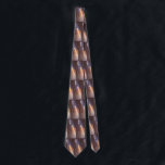 Vintage Science Fiction Space Ship Rockets ネクタイ<br><div class="desc">Now available! Double sided printed ties! Twice as nice! 
Vintage illustration futuristic travel and transportation science fiction image. A rocketship flying through outer space with stars in the night sky traveling back to earth in the future. A classic 50s retro comic book sci fi design.</div>