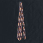 Vintage Science Fiction Space Ship Rockets ネクタイ<br><div class="desc">Now available! Double sided printed ties! Twice as nice! 
Vintage illustration futuristic travel and transportation science fiction image. A rocketship flying through outer space with stars in the night sky traveling back to earth in the future. A classic 50s retro comic book sci fi design.</div>