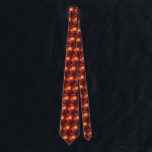 Vintage Science Fiction Volcano Planet w Red Lava ネクタイ<br><div class="desc">Now available! Double sided printed ties! Twice as nice! Vintage illustration futuristic Science Fiction planets and outer space image. A retro 50s sci fi comic book design with a fire red planet covered in hot molten lava from erupting volcanoes from the future. A bright yellow sun is in the red...</div>