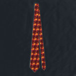 Vintage Science Fiction Volcano Planet w Red Lava ネクタイ<br><div class="desc">Now available! Double sided printed ties! Twice as nice! Vintage illustration futuristic Science Fiction planets and outer space image. A retro 50s sci fi comic book design with a fire red planet covered in hot molten lava from erupting volcanoes from the future. A bright yellow sun is in the red...</div>