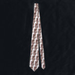 Vintage Science Human Anatomy, Face with Nose ネクタイ<br><div class="desc">Now available! Double sided printed ties! Twice as nice!
Vintage illustration human health and anatomy drawing featuring a profile face without skin showing a nose,  upper lip and forehead with blood vessels,  veins,  ligaments,  tendons and muscles. The eyes are closed. Great design for science and biology geeks.</div>
