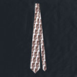 Vintage Science Human Anatomy, Face with Nose ネクタイ<br><div class="desc">Now available! Double sided printed ties! Twice as nice!
Vintage illustration human health and anatomy drawing featuring a profile face without skin showing a nose,  upper lip and forehead with blood vessels,  veins,  ligaments,  tendons and muscles. The eyes are closed. Great design for science and biology geeks.</div>