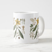 Vintage Scientific Botanical Plate ジャンボコーヒーマグカップ (正面右)