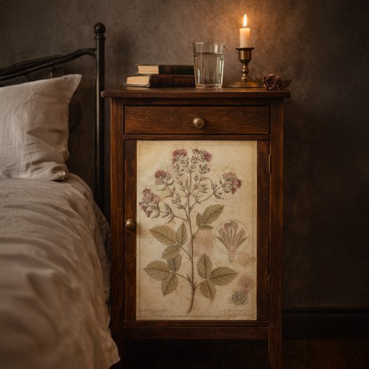 Vintage Scientific Herbarium Botanical 薄葉紙