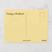 Vintage Scotland ポストカード (裏面)