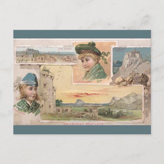 Vintage Scotland ポストカード (正面)