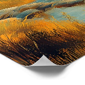 Vintage Scotland Cairngorms Reindeer Poster ポスター (角)