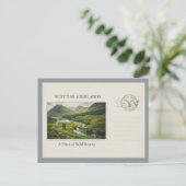 Vintage Scottish Highlands Nature Postcard ポストカード (スタンド正面)