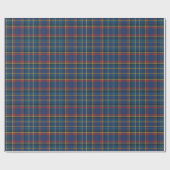 Vintage Scottish Plaid in Red & Blue ラッピングペーパー (フラット)