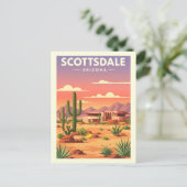 Vintage Scottsdale Arizona ポストカード (スタンド正面)