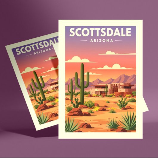 Vintage Scottsdale Arizona ポストカード