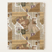 Vintage Scrapbook Junk Journal Aesthetic  Planner プランナー手帳 (裏面)