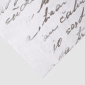 Vintage Script Letter Decoupage  薄葉紙 (詳細)