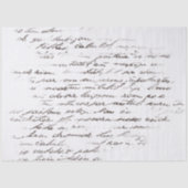 Vintage Script Letter Decoupage  薄葉紙 (正面)