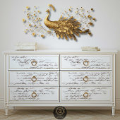 Vintage Script Letter Decoupage  薄葉紙