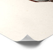 Vintage Sea Shells Personalized Retro Auger Shell ポスター (角)