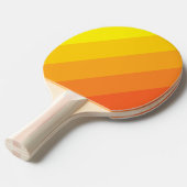 Vintage Sea Sun Bold Stripes 卓球ラケット (正面アングル)